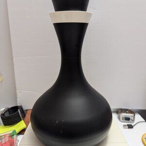 Vintage Mid Century Therm Ware Atomic Style David Douglas & Co Black Pitcher